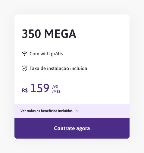 Card de plano